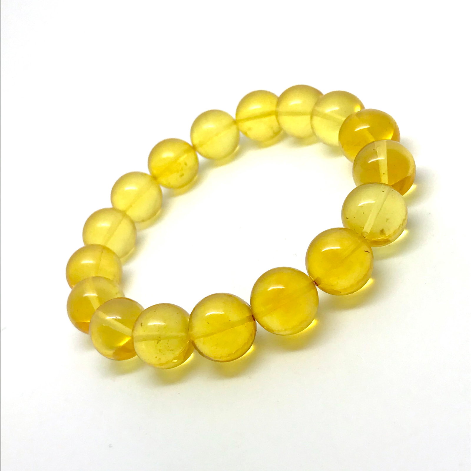 Beautiful Amber Bracelet made from Round Amber beads - 2