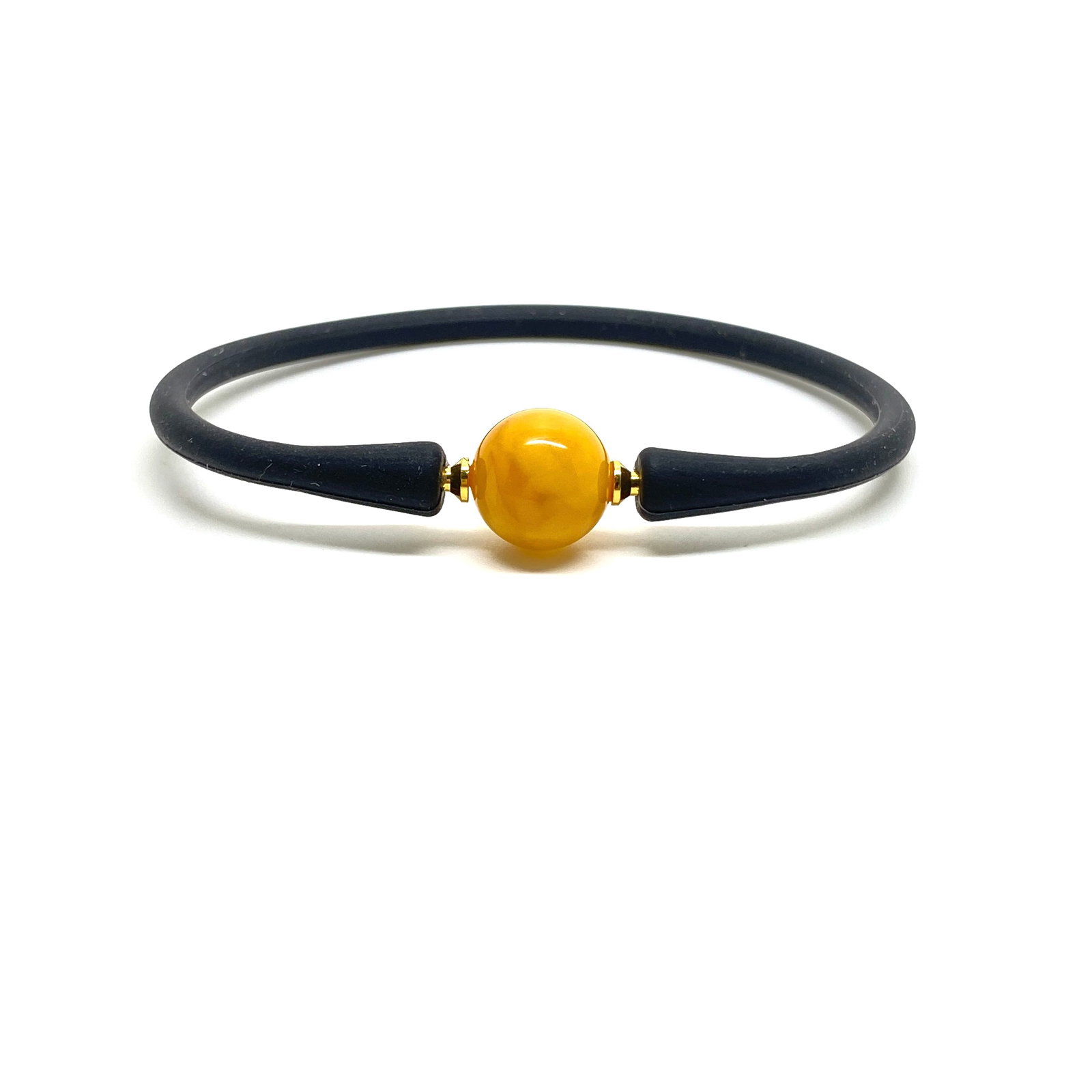 Grand Amber Bracelet made from Round Amber bead - 2
