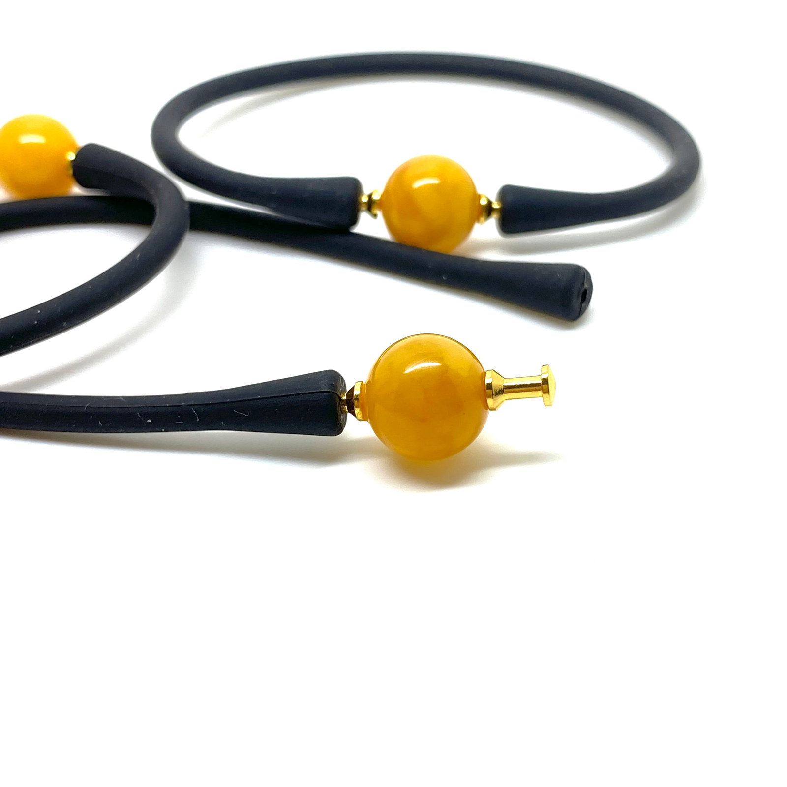 Grand Amber Bracelet made from Round Amber bead - 7