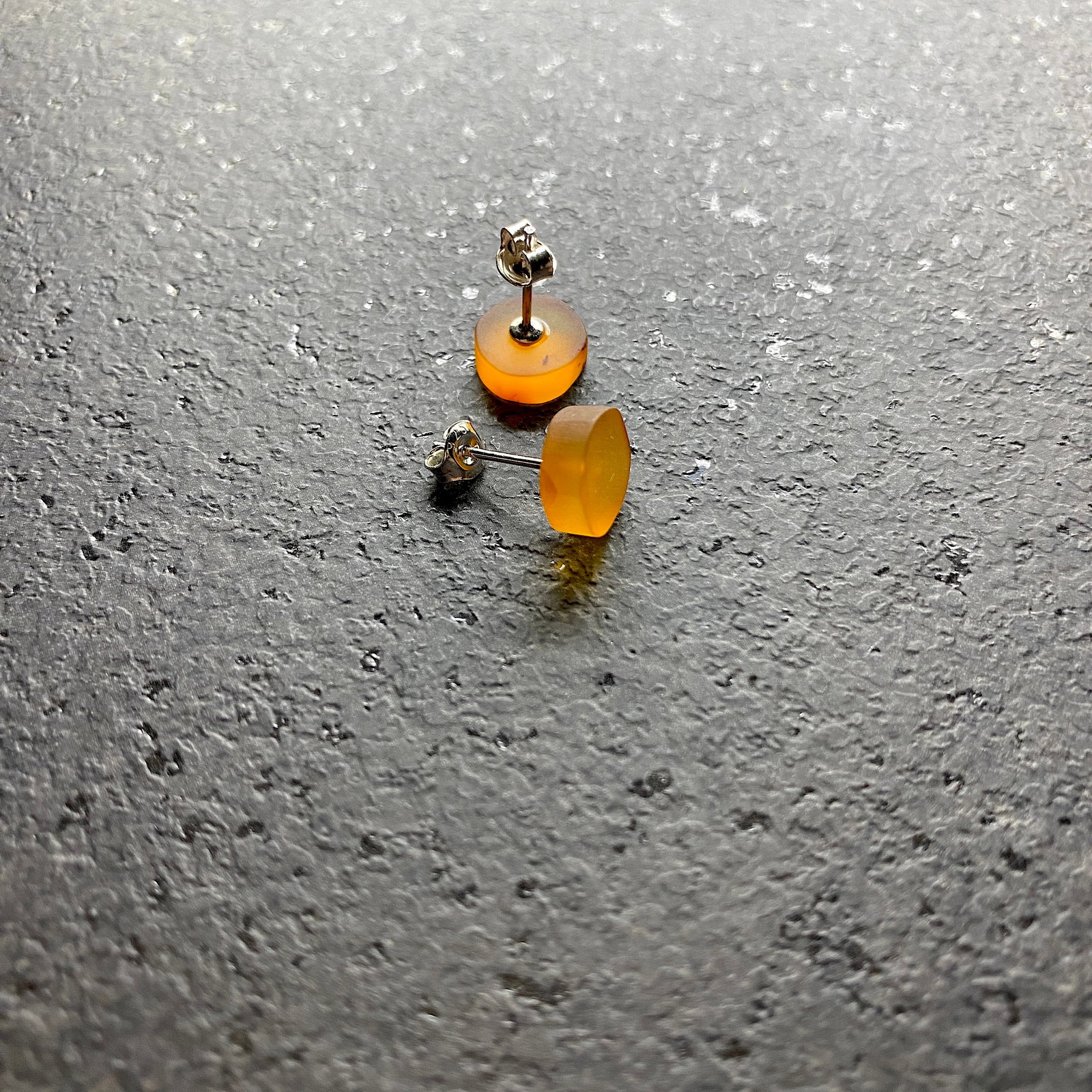Fascinating Vintage Amber Earrings - 5