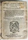 1577 CANON LAW TREATISE antique ORDO IUDICIARIUS in FORO ECCLESIASTICO vellum (1 of 8)