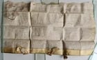 17th CENTURY MANUSCRIPT on VELLUM ANTIQUE LEGAL DOCUMENT in ENGLISH: Title: 17th CENTURY MANUSCRIPT on VELLUM ANTIQUE LEGAL DOCUMENT in ENGLISH Description: Hand written on vellum 17th century Size 14 by 25.5" Text in English Please see my other auctions Reserve: