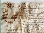 1678 17th CENTURY MANUSCRIPT on VELLUM ANTIQUE LEGAL DOCUMENT in ENGLISH - 2