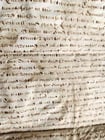 1678 17th CENTURY MANUSCRIPT on VELLUM ANTIQUE LEGAL DOCUMENT in ENGLISH - 7