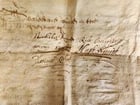 1678 17th CENTURY MANUSCRIPT on VELLUM ANTIQUE LEGAL DOCUMENT in ENGLISH - 9