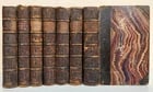 1751 WORKS of ALEXANDER POPE antique 7 VOLUMES in ENGLISH illustrated: Title: 1751 WORKS of ALEXANDER POPE antique 7 VOLUMES in ENGLISH illustrated Description: WORKS of ALEXANDER POPE London; 1751 7 volumes (of 9) Illustrated Original half leather over marbled boards, m