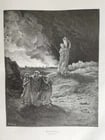 1870s BIBLE GUSTAVE DORE LLUSTRATED 2 VOLUMES MASSIVE FOLIO antique 230 plates - 15