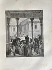 1870s BIBLE GUSTAVE DORE LLUSTRATED 2 VOLUMES MASSIVE FOLIO antique 230 plates - 16