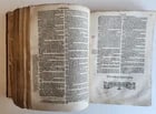 1594 BIBLE in ENGLISH antique Old & New Testament CHRISTOPHER BARKER 16th cent. - 10