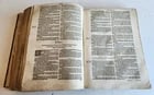 1594 BIBLE in ENGLISH antique Old & New Testament CHRISTOPHER BARKER 16th cent. - 8