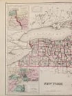 1870s LOT of 4 antique MAPS AMERICANA Indiana Minnesota New York Massachusets - 2