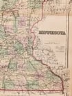 1870s LOT of 4 antique MAPS AMERICANA Indiana Minnesota New York Massachusets - 3