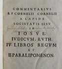1664 BIBLE TORAH COMMENTARY OLD TESTAMENT IOSUE IUDICUM RUTH antique FOLIO - 4