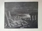 1874 BIBLE GUSTAVE DORE LLUSTRATED 2 VOLUMES MASSIVE FOLIO antique 230 plates - 12