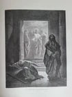1874 BIBLE GUSTAVE DORE LLUSTRATED 2 VOLUMES MASSIVE FOLIO antique 230 plates - 15