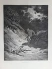 1874 BIBLE GUSTAVE DORE LLUSTRATED 2 VOLUMES MASSIVE FOLIO antique 230 plates - 7