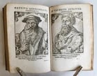 1589 PORTAITS of NOTABLE MEN ILLUSTRATED by Tobias Stimmer antique Icones sive.. - 14