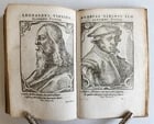 1589 PORTAITS of NOTABLE MEN ILLUSTRATED by Tobias Stimmer antique Icones sive.. - 16