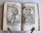1589 PORTAITS of NOTABLE MEN ILLUSTRATED by Tobias Stimmer antique Icones sive.. - 4