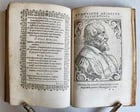 1589 PORTAITS of NOTABLE MEN ILLUSTRATED by Tobias Stimmer antique Icones sive.. - 7