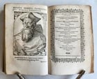 1589 PORTAITS of NOTABLE MEN ILLUSTRATED by Tobias Stimmer antique Icones sive.. - 9