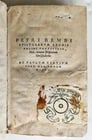 1552 PIETRO BEMBO antique vellum bound 16th CENTURY Epistolarum Leonis Decimi (1 of 10)