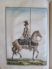 1757 MILITARY SCIENCE FULLY ILLUSTRATED 2 VOLUMES antique - 16