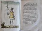 1757 MILITARY SCIENCE FULLY ILLUSTRATED 2 VOLUMES antique - 5