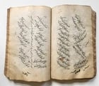 18th century MYSTIC POETRY MANUSCRIPT in TURKIC & FARSI LANGUAGES antique - 11
