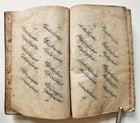 18th century MYSTIC POETRY MANUSCRIPT in TURKIC & FARSI LANGUAGES antique - 14
