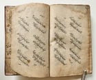 18th century MYSTIC POETRY MANUSCRIPT in TURKIC & FARSI LANGUAGES antique - 15