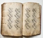 18th century MYSTIC POETRY MANUSCRIPT in TURKIC & FARSI LANGUAGES antique - 5