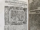 1569 SERMONS by WILD ILLUSTRATED PIGSKIN FOLIO antique BANNED by CHURCH - 12