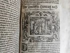 1569 SERMONS by WILD ILLUSTRATED PIGSKIN FOLIO antique BANNED by CHURCH - 9