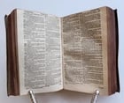 1684 BIBLE in ENGLISH antique VELLUM BOUND LONDON 17th CENTURY - 10