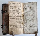 1681 BIBLE in ENGLISH antique OLD & NEW TESTAMENT BINDING w/METAL CORNER PIECES - 12