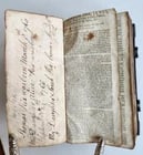 1681 BIBLE in ENGLISH antique OLD & NEW TESTAMENT BINDING w/METAL CORNER PIECES - 13