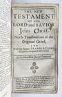 1681 BIBLE in ENGLISH antique OLD & NEW TESTAMENT BINDING w/METAL CORNER PIECES - 4