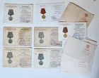 1940s-1990s LOT of 14 RUSSIAN AWARD BOOKLETS: Title: 1940s-1990s LOT of 14 RUSSIAN AWARD BOOKLETS Description: LOT of 14 RUSSIAN AWARD BOOKLETS for the MEDALS: "Victory over Germany" "Zhukov medal" "40th Anniversary of Victory" With duplicates