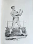 1820s BOXING PUGILISTS ILLUSTRATED w/ 62 PLATES antique - 12