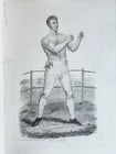 1820s BOXING PUGILISTS ILLUSTRATED w/ 62 PLATES antique - 14