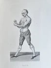 1820s BOXING PUGILISTS ILLUSTRATED w/ 62 PLATES antique - 6