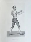 1820s BOXING PUGILISTS ILLUSTRATED w/ 62 PLATES antique - 8