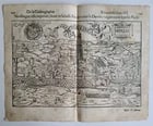 1575 NORDLINGEN GERMANY LEAF BELLEFOREST EDITION of MUNSTER COSMOGRAPHY antique: Title: 1575 NORDLINGEN GERMANY LEAF BELLEFOREST EDITION of MUNSTER COSMOGRAPHY antique Description: Francois de Belleforest (1530 – 1583) Paris, 1575 Rare NORDLINGEN , GERMANY VIEW DOUBLE LEAF from