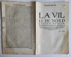 1575 NORDLINGEN GERMANY LEAF BELLEFOREST EDITION of MUNSTER COSMOGRAPHY antique - 2