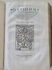 1547 OPERUM D. BASILII MAGNI CAESARIAE CAPPADOCIAE antique ST.BASIL FOLIO 16th C (1 of 10)