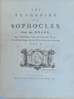 1759 SOPHOCLES in ENGLISH TRAGEDIES 2 FOLIO VOLUMES antique - 5