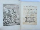 1759 SOPHOCLES in ENGLISH TRAGEDIES 2 FOLIO VOLUMES antique - 7
