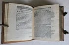 1650 BLIND-STAMPED PIGSKIN BOUND ANTHOLOGY by Jesuit Georg Stengel antique - 8