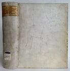 1734 BIBLE HEBREW CONCORDANCE antique VELLUM BOUND Judaica: Title: 1734 BIBLE HEBREW CONCORDANCE antique VELLUM BOUND Judaica Description: Nold, Christian. Concordantiae Particularum Ebraeo-Chalaicarum. Jenae, 1734 [6], 984, 22, 37, [3] pages. Size 8.5 by